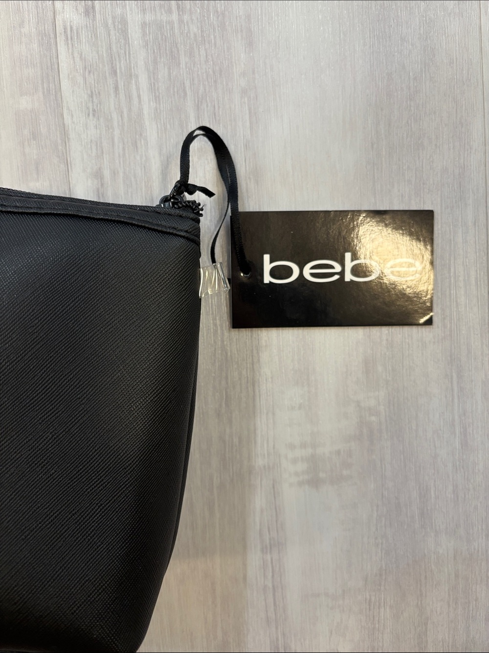 bebe Black Logo Makeup Pouch - Picture 2 of 7